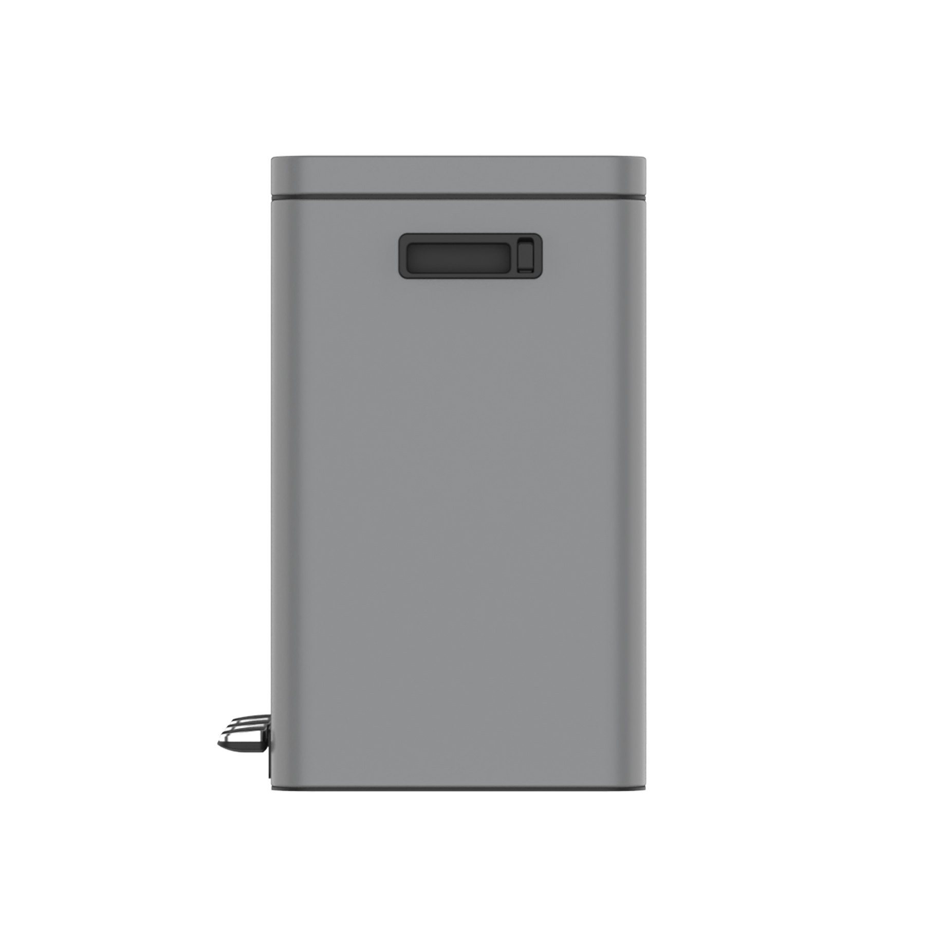 Mülleimer Kolekto 2x18L in Shadow Rock seitlich close up