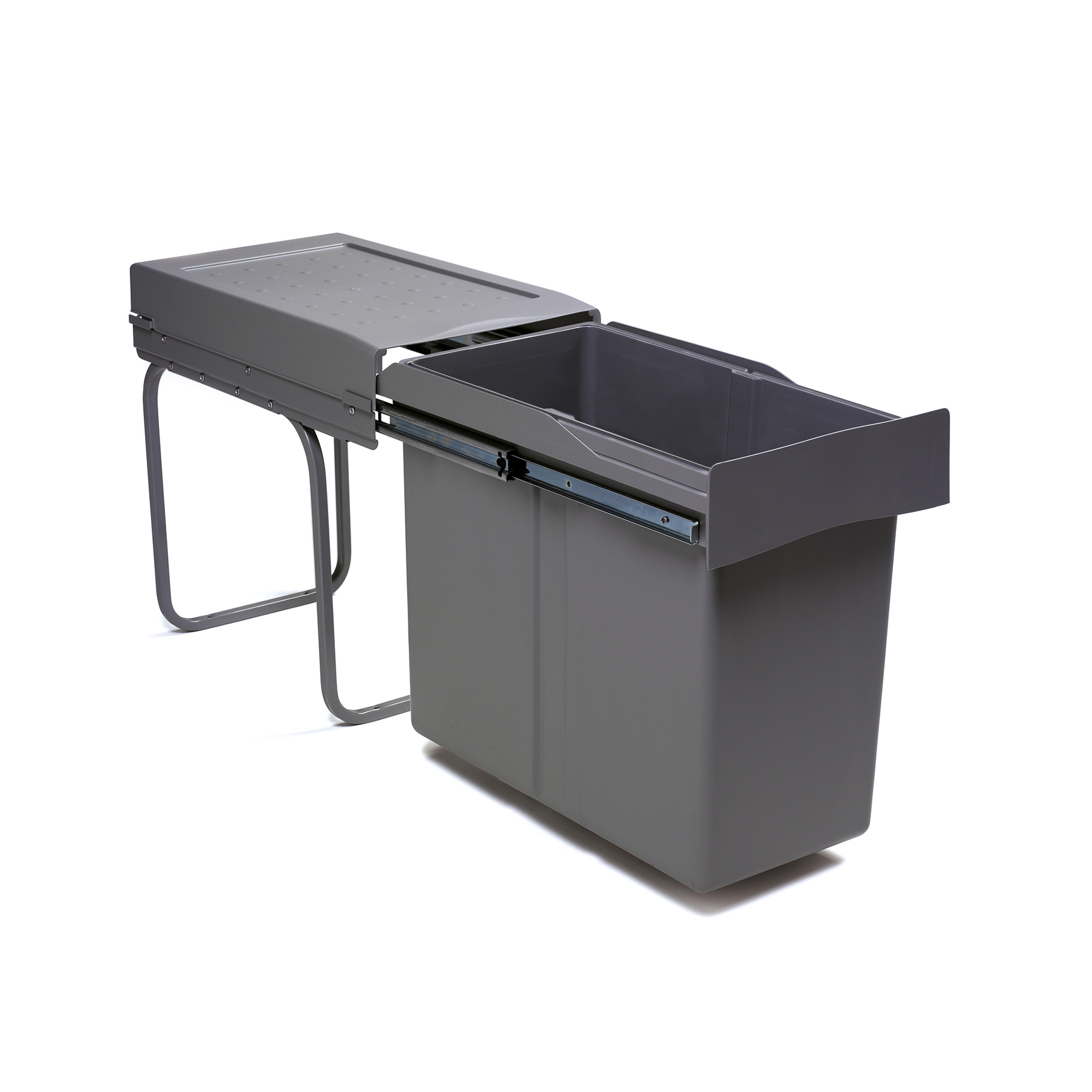 Einbaumülleimer 224 1x30L 1-Fach geöffnet