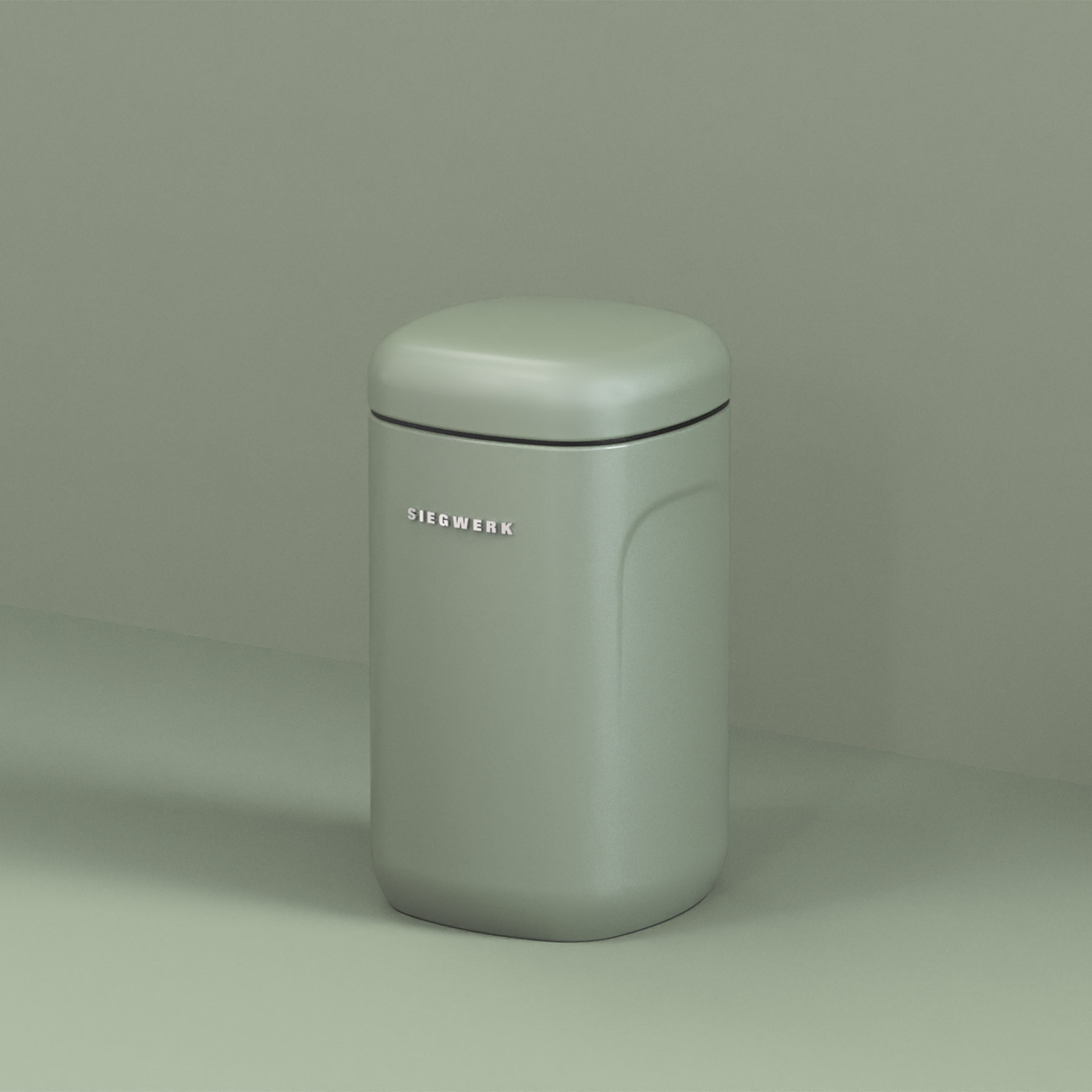 Vorratsbehälter Cubo L Sage Harmony schräg mit Hintergrund