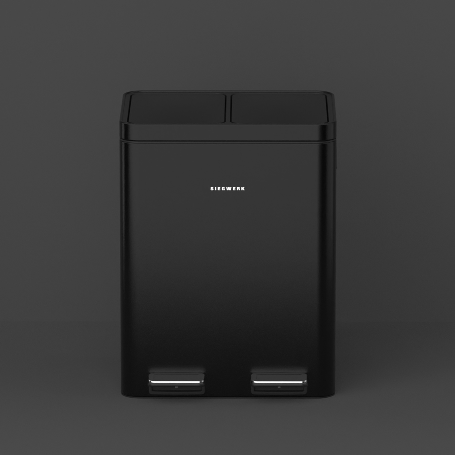 Mülleimer Kolekto 2x18L in Night Echo mit Hintergrund