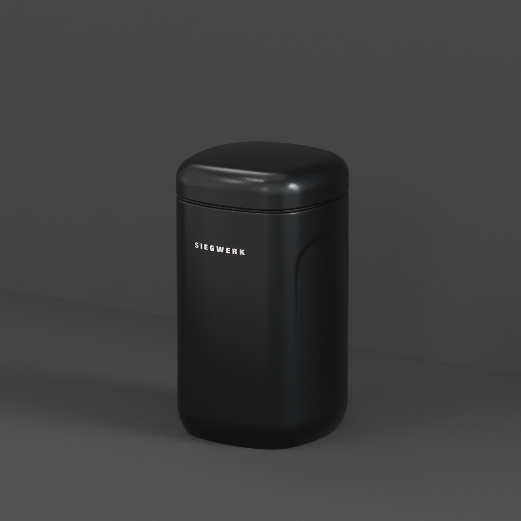 Vorratsbehälter Cubo L Night Echo mit Hintergrund