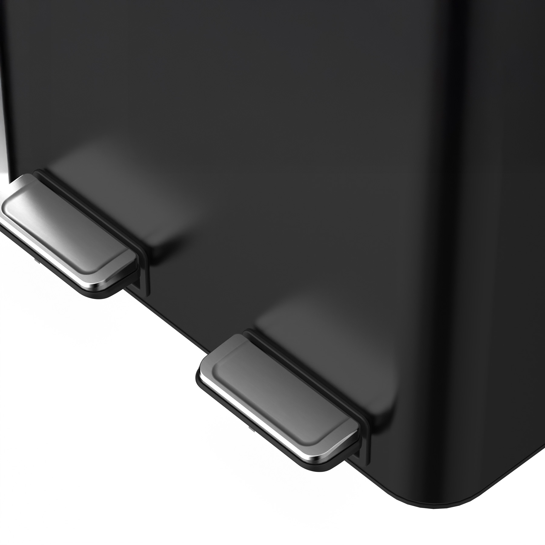 Mülleimer Kolekto 2x18L in Night Echo  Fusstritte