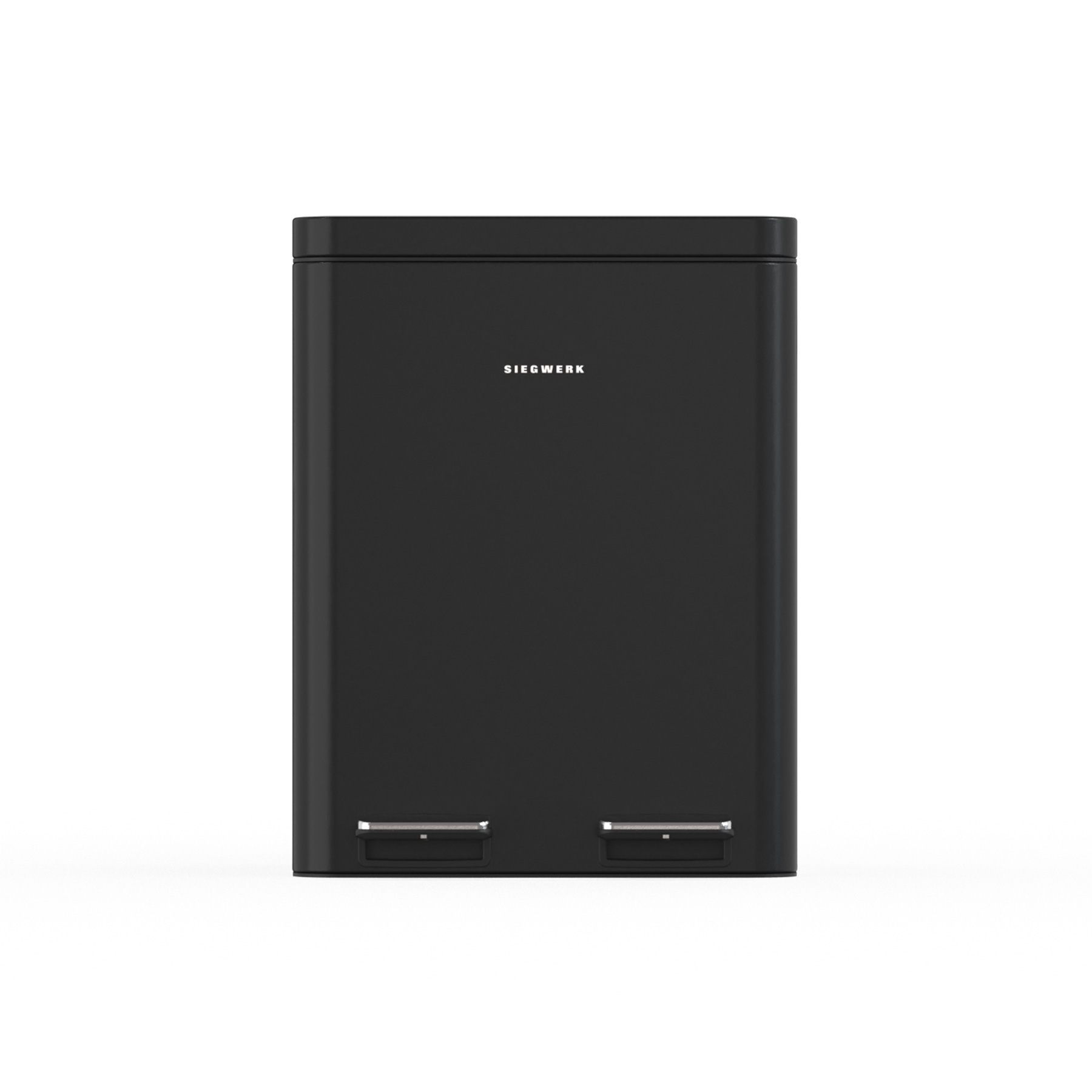 Mülleimer Kolekto 2x18L in Night Echo Frontalansicht