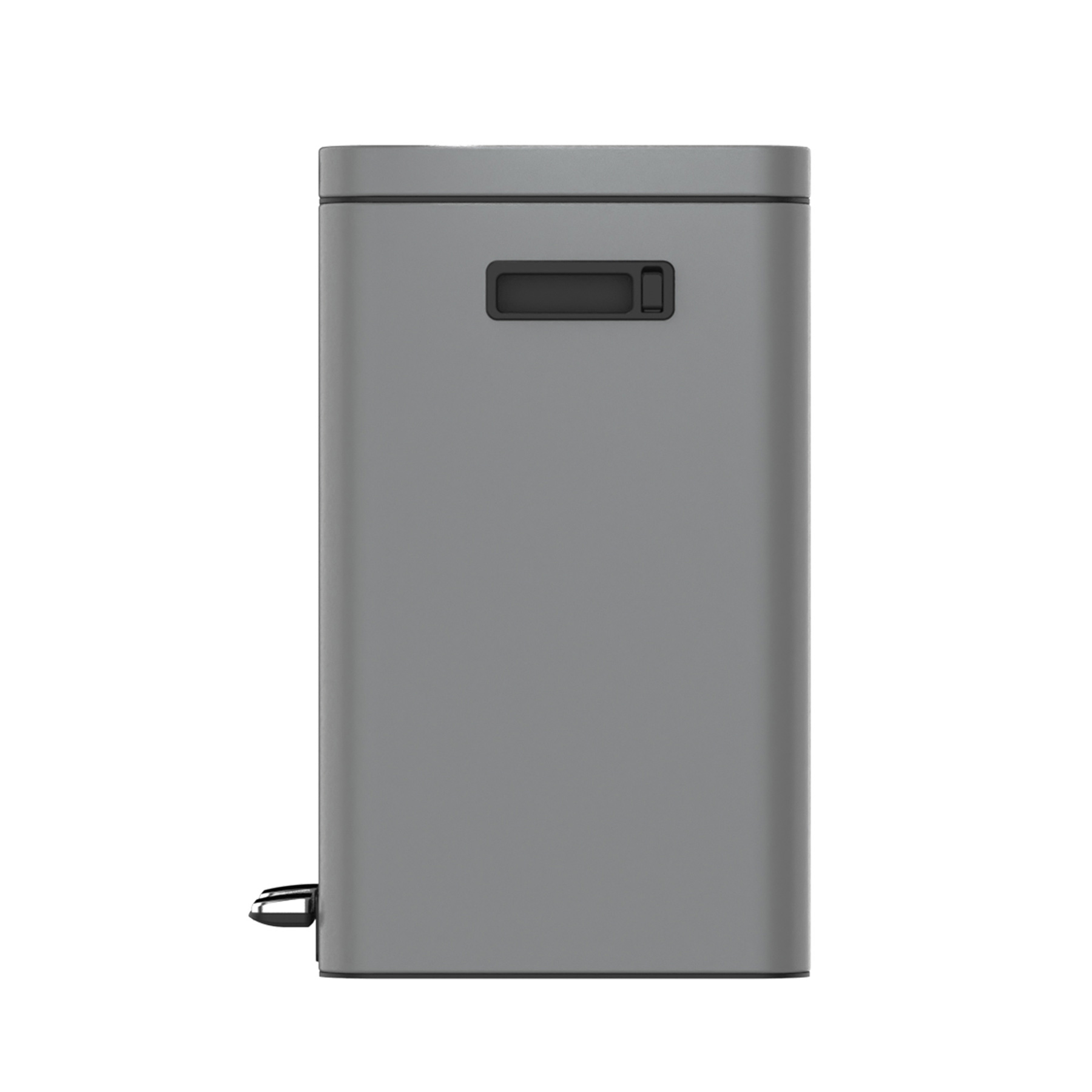 Mülleimer Kolekto 2x18L in Shadow Rock seitlich