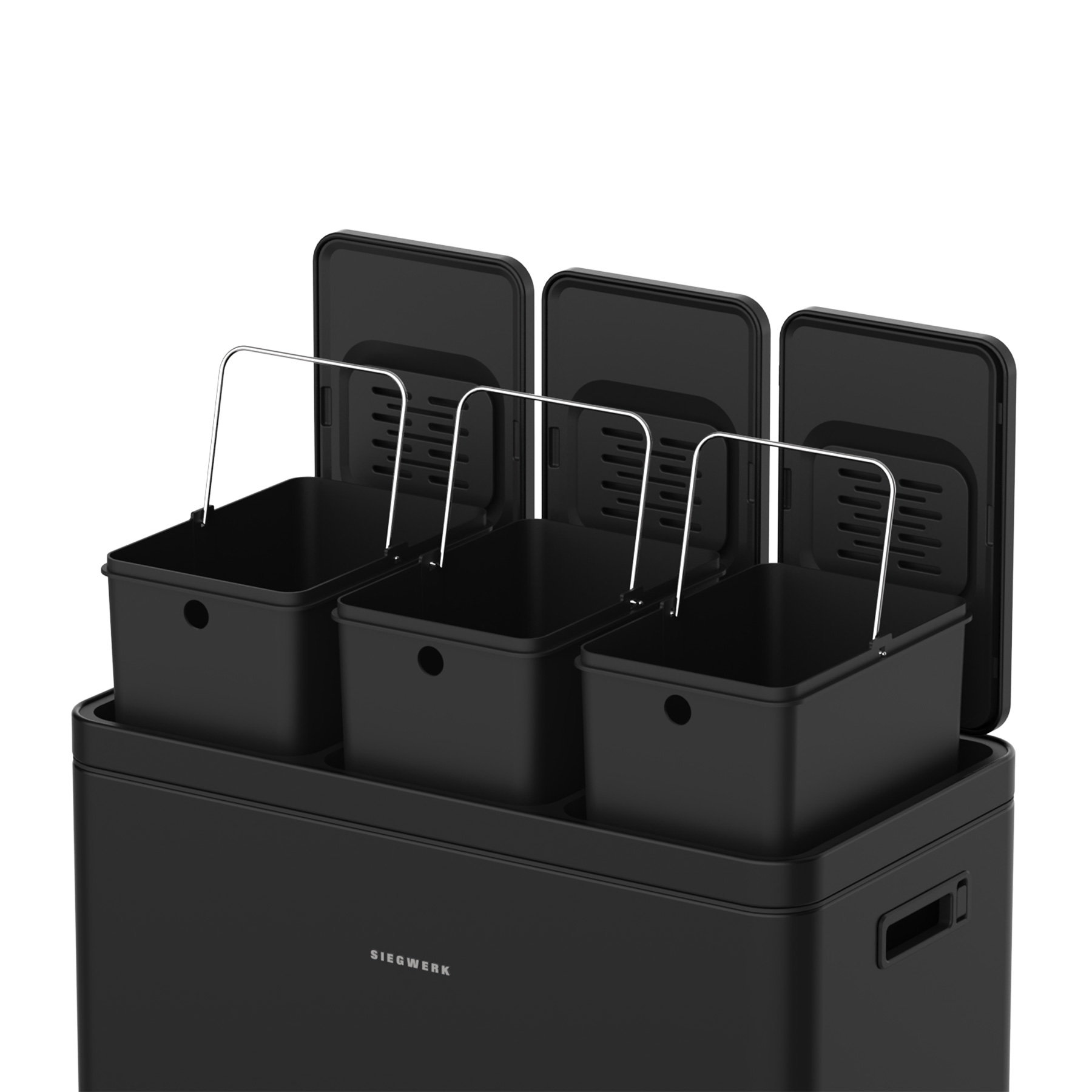 Mülleimer Kolekto 3x18L in Night Echo Einsätze