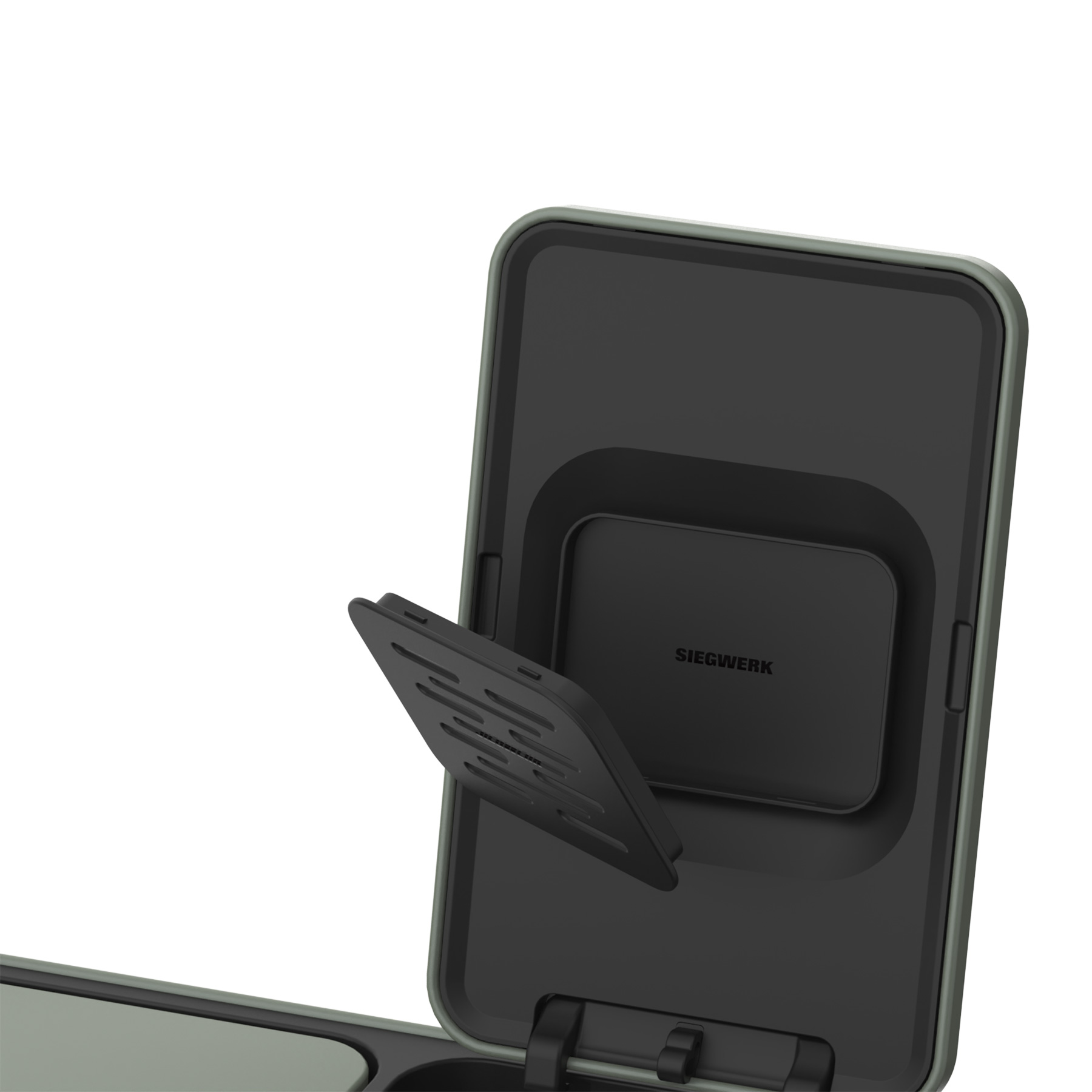 Mülleimer Kolekto 2x18L in Sage Harmony Geruchsfilter