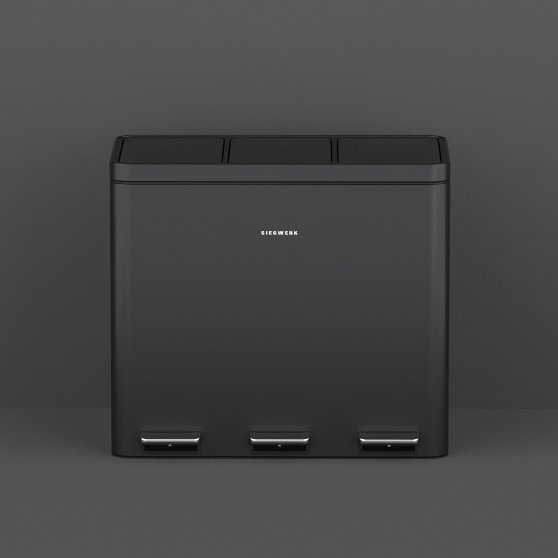 Mülleimer Kolekto 3x18L in Night Echo mit Hintergrund