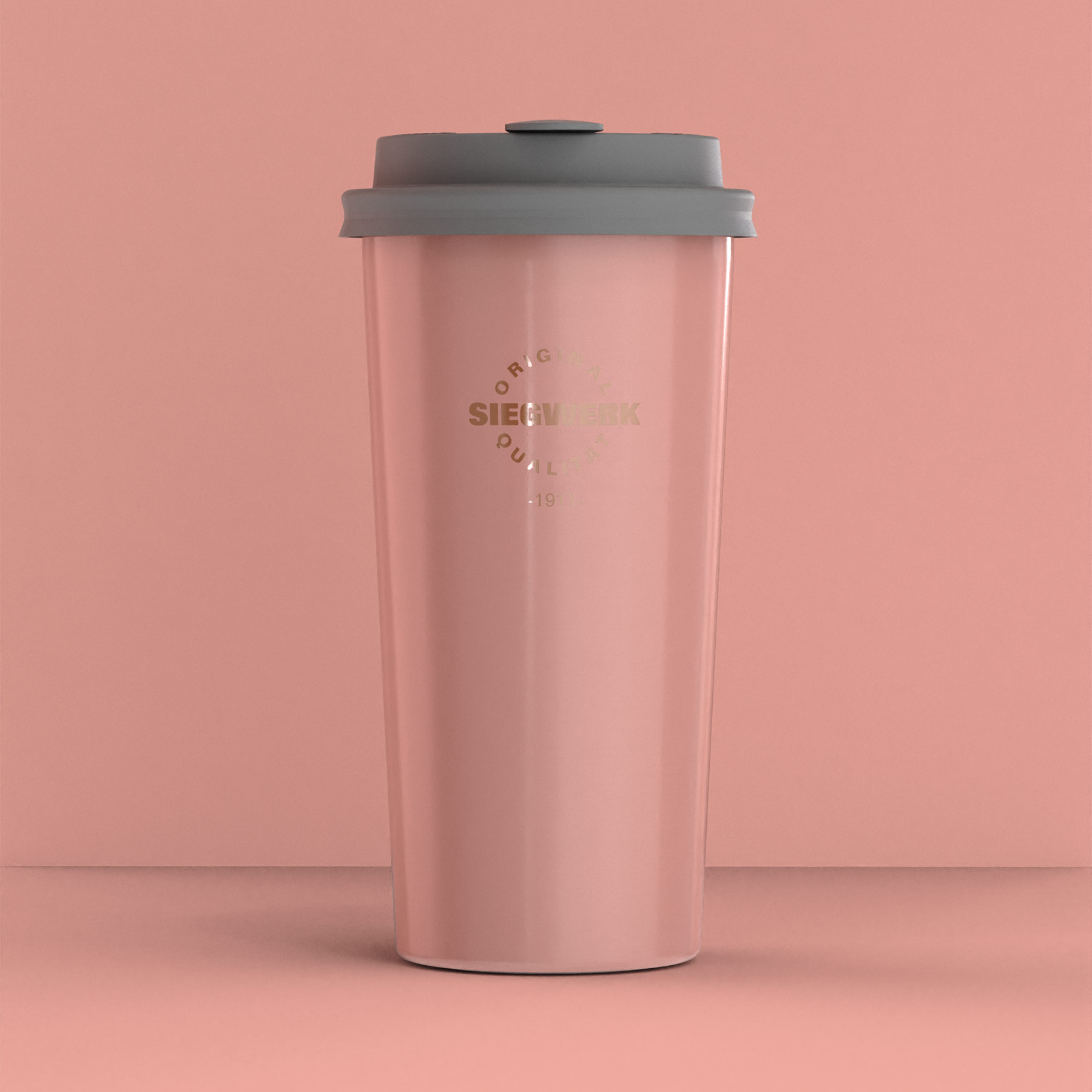 To Go Becher in Primrose pink