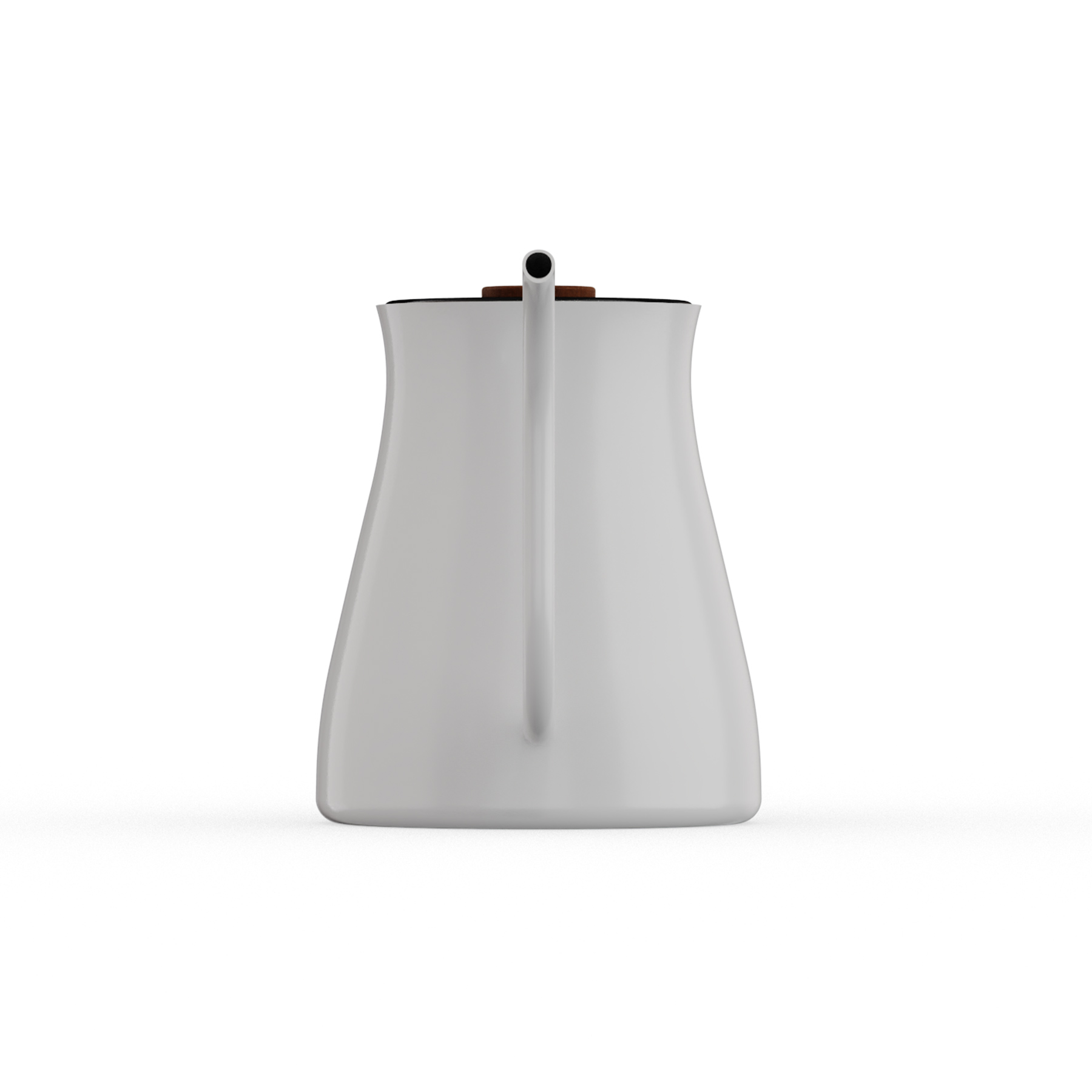 Wasserkessel Pour over weiß Frontalansicht