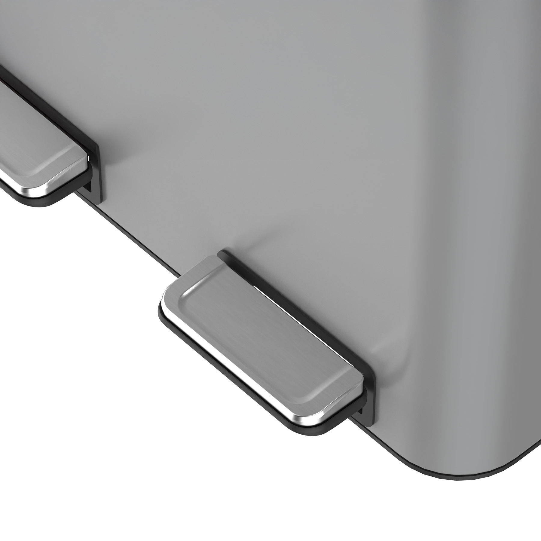 Mülleimer Kolekto 2x18L in Shadow Rock  Fusspedale