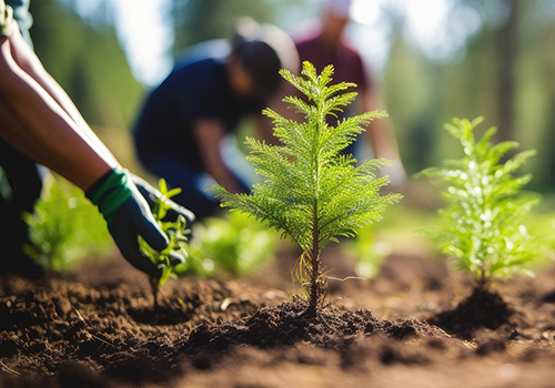 Bäume die gepflanzt werden