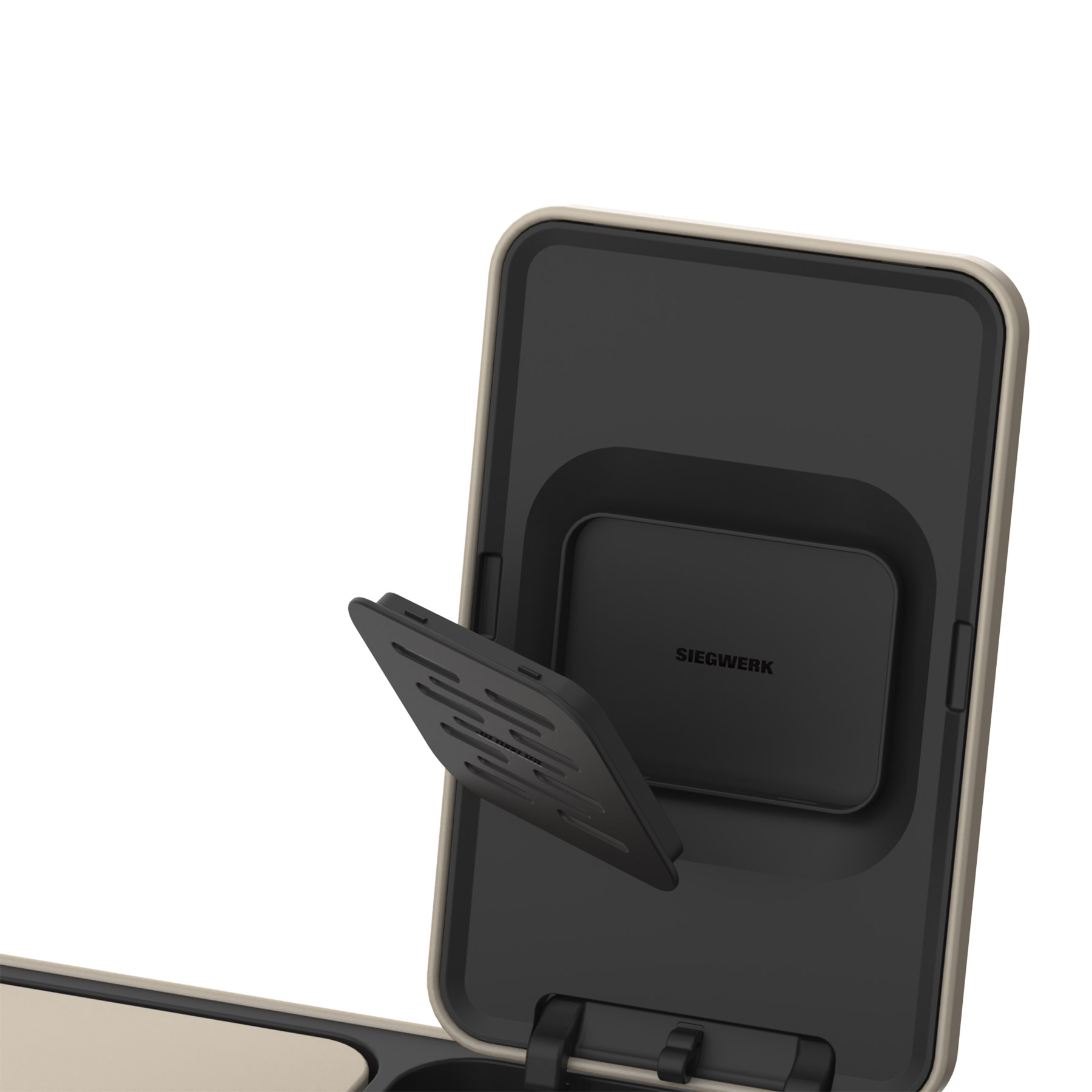 Mülleimer Kolekto 2x18L in Sand Beach Geruchsfilter