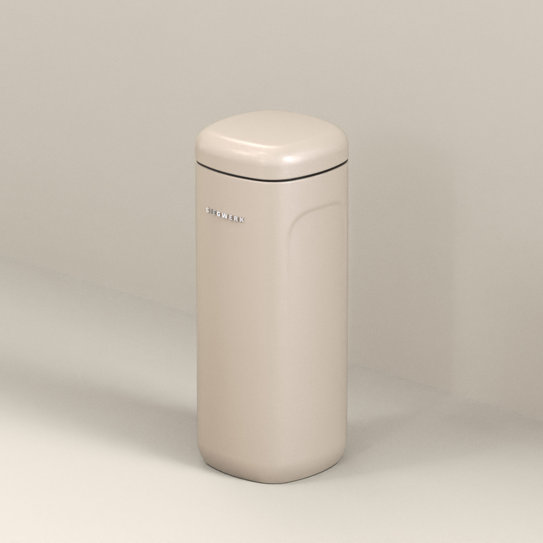 Vorratsbehälter Cubo XL Sand Beach mit Hintergrund