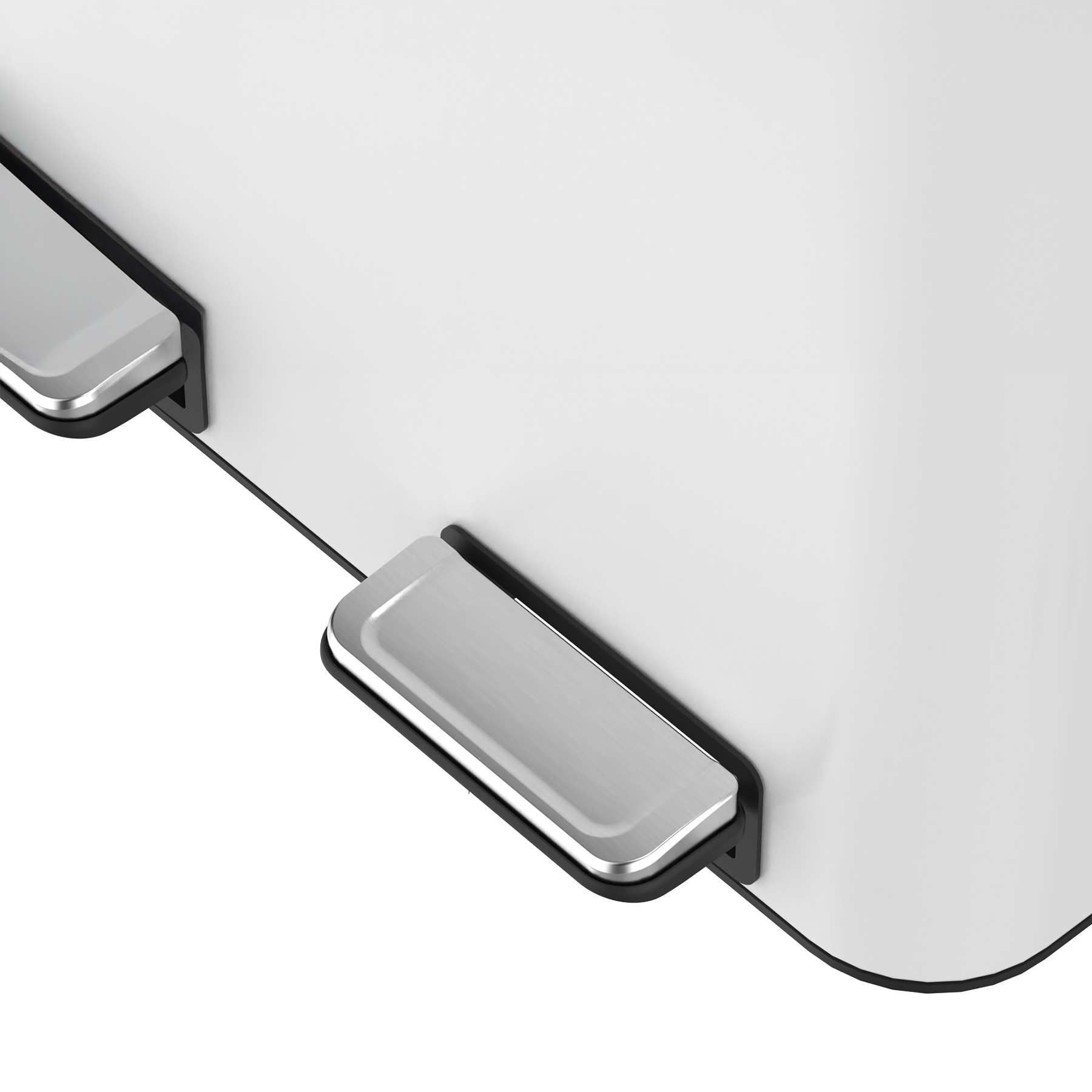 Mülleimer Kolekto 3x18L in Pure Snow  Fusspedale