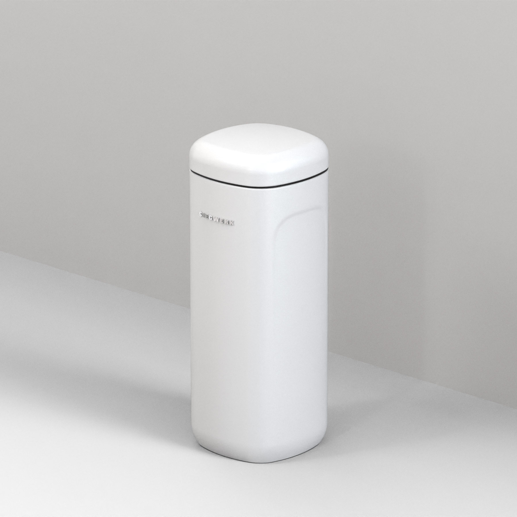 Vorratsbehälter Cubo XL Pure Snow mit Hintergrund