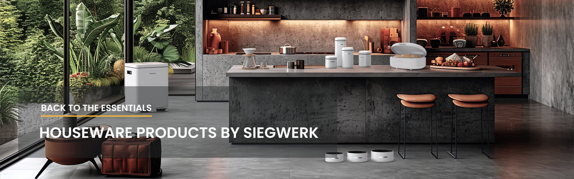 Urban-style kitchen with Siegwerk products