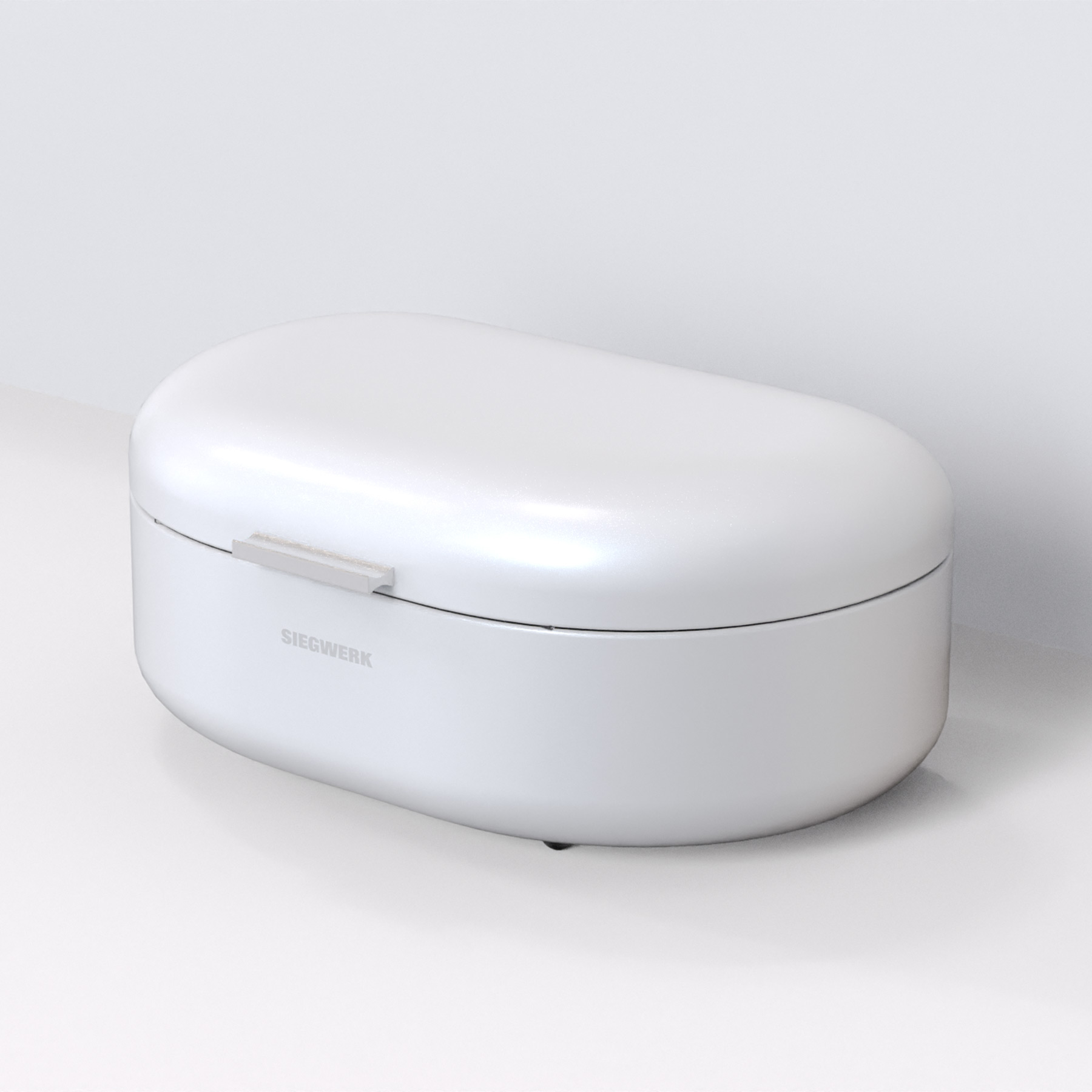 Brotkasten Panea in Pure Snow mit Hintergrund