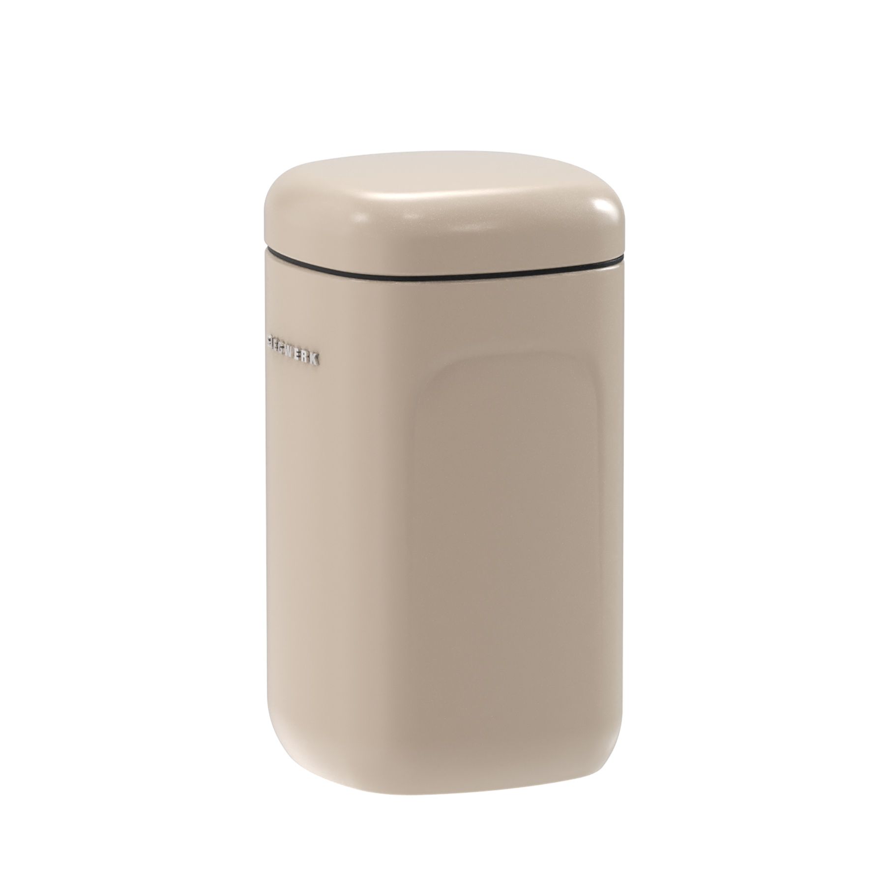 Vorratsbehälter Cubo L Sand Beach schräg seitlich