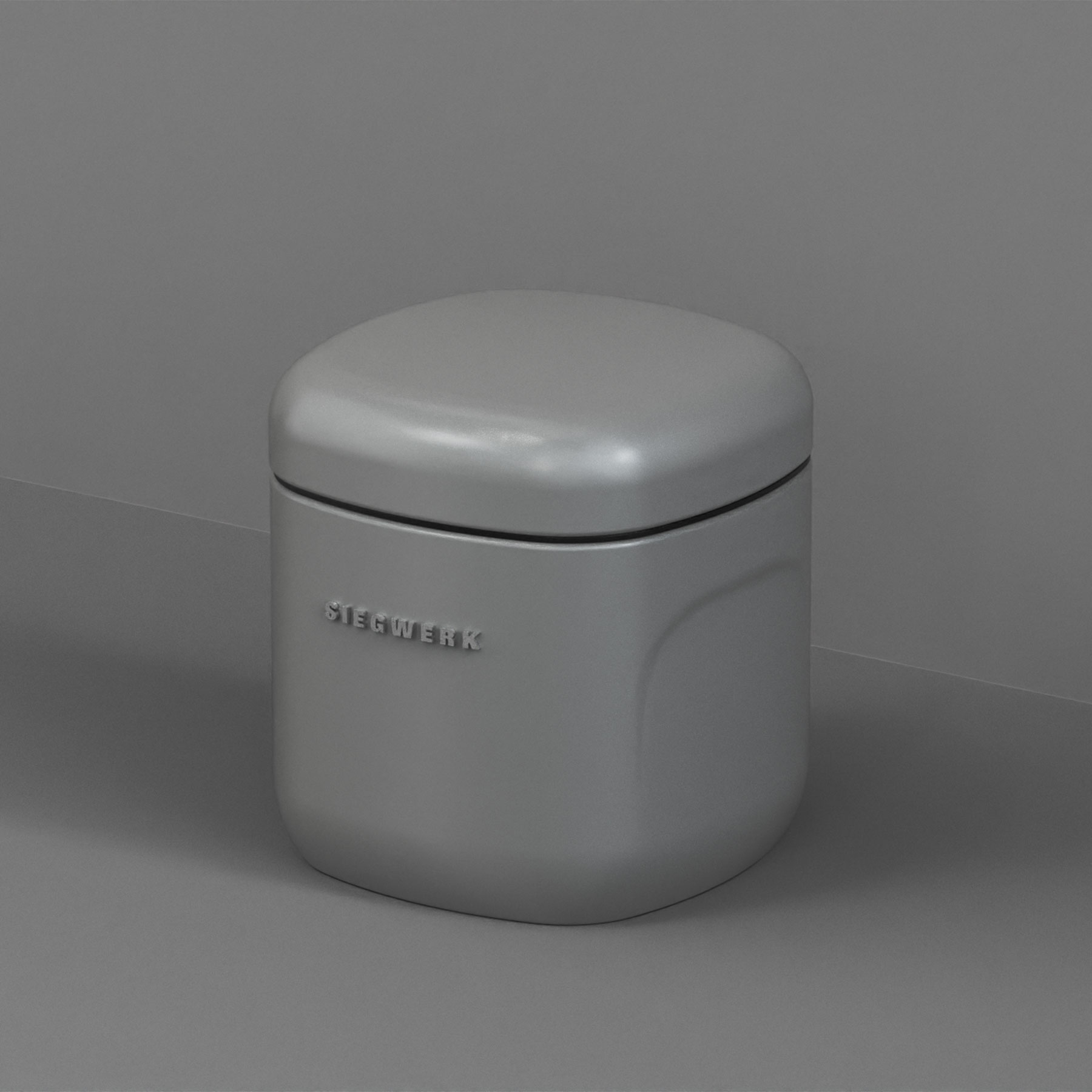 Vorratsbehälter Cubo S Shadow Rock mit Hintergrund