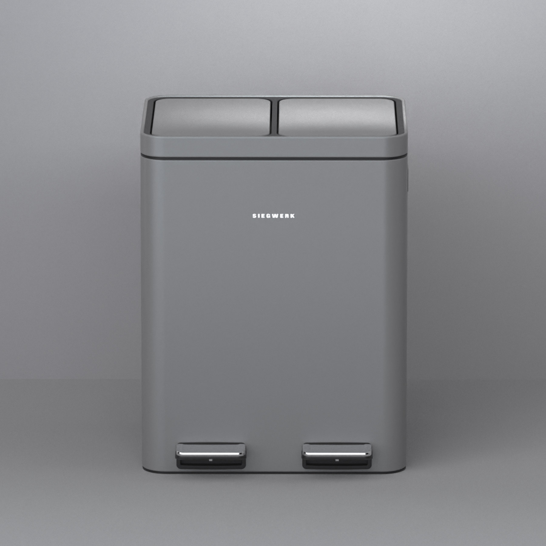 Mülleimer Kolekto 2x18L in Shadow Rock mit Hintergrund