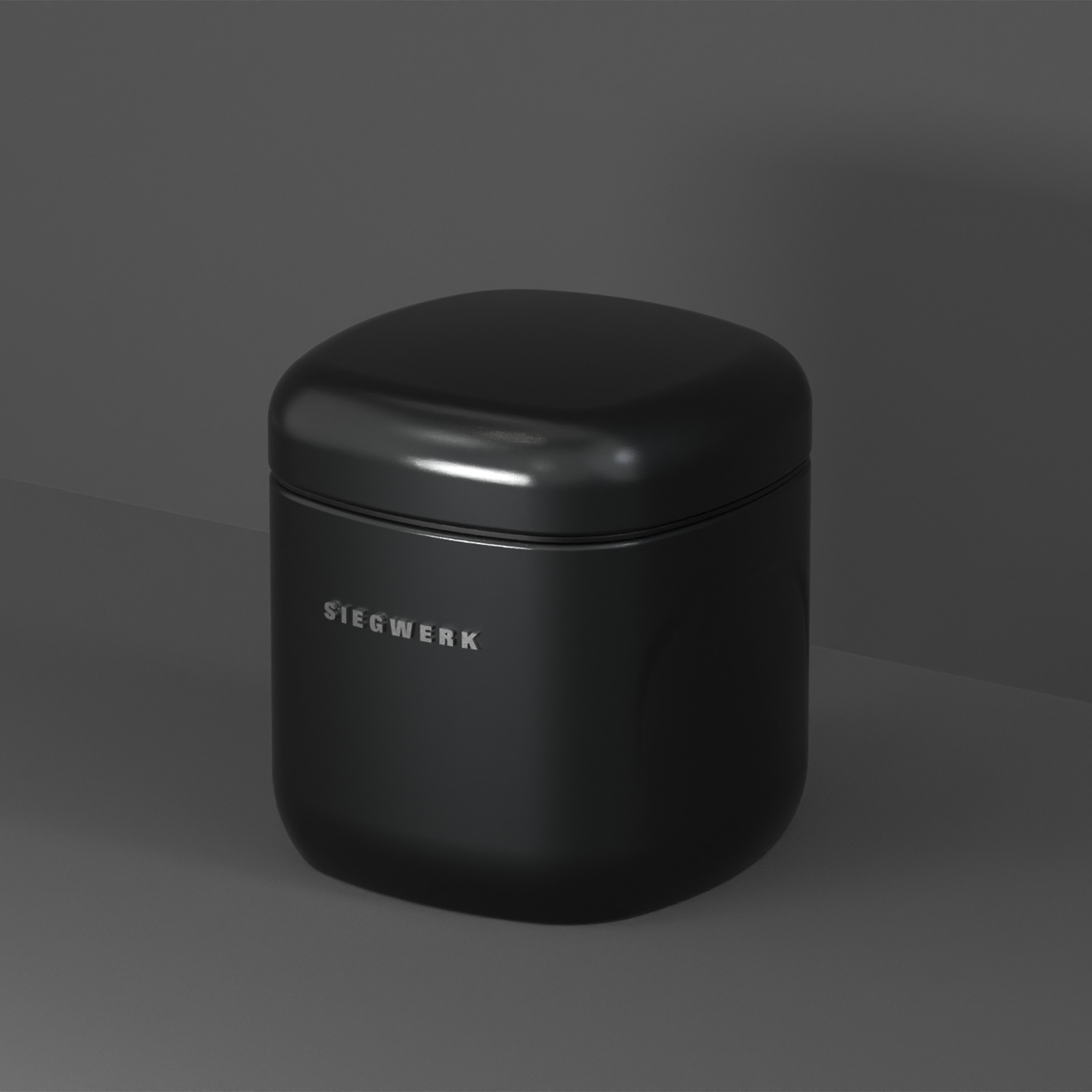 Vorratsbehälter Cubo S Night Echo mit Hintergrund