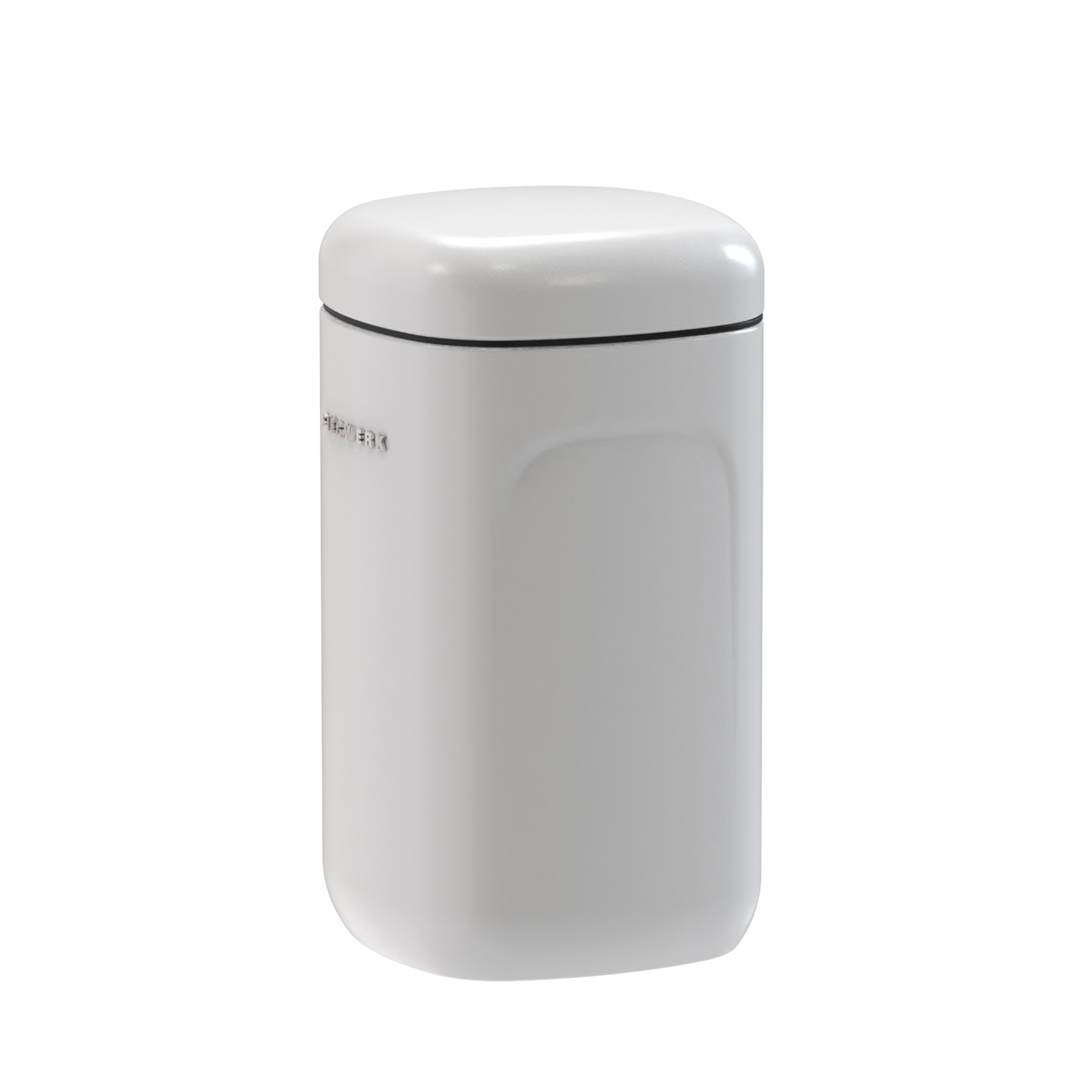 Vorratsbehälter Cubo L Pure Snow seitlich