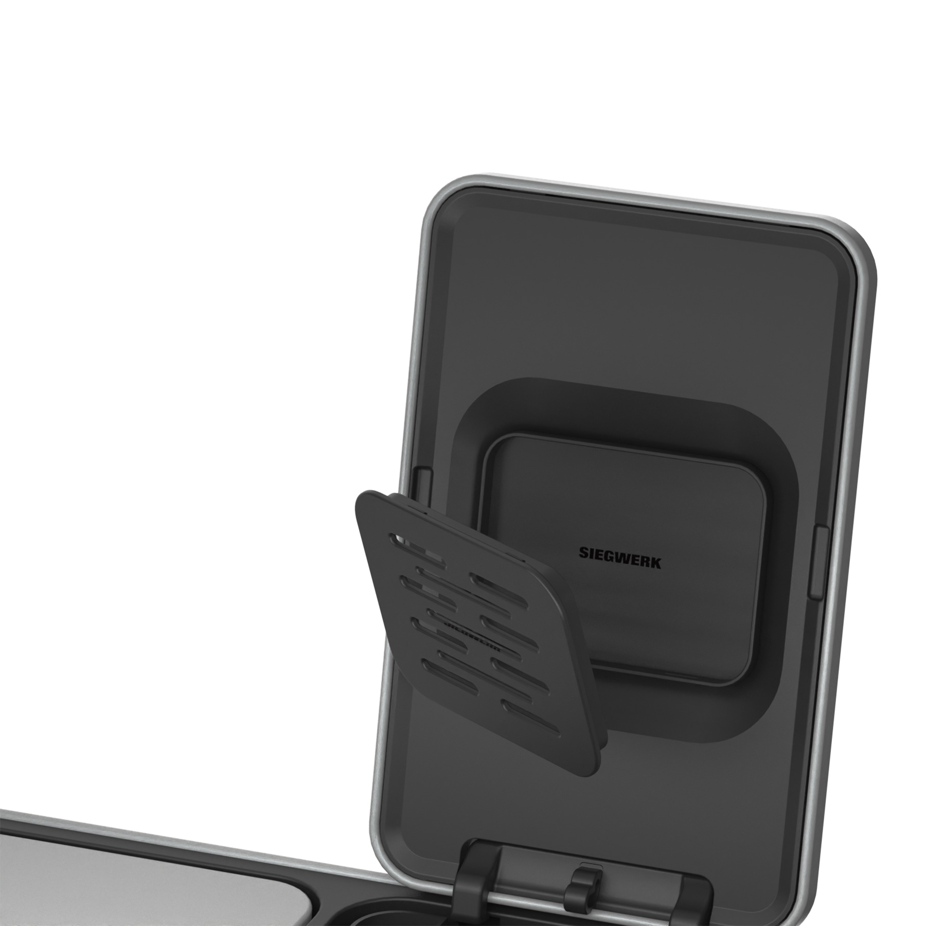 Mülleimer Kolekto 2x18L in Shadow Rock Geruchsfilter