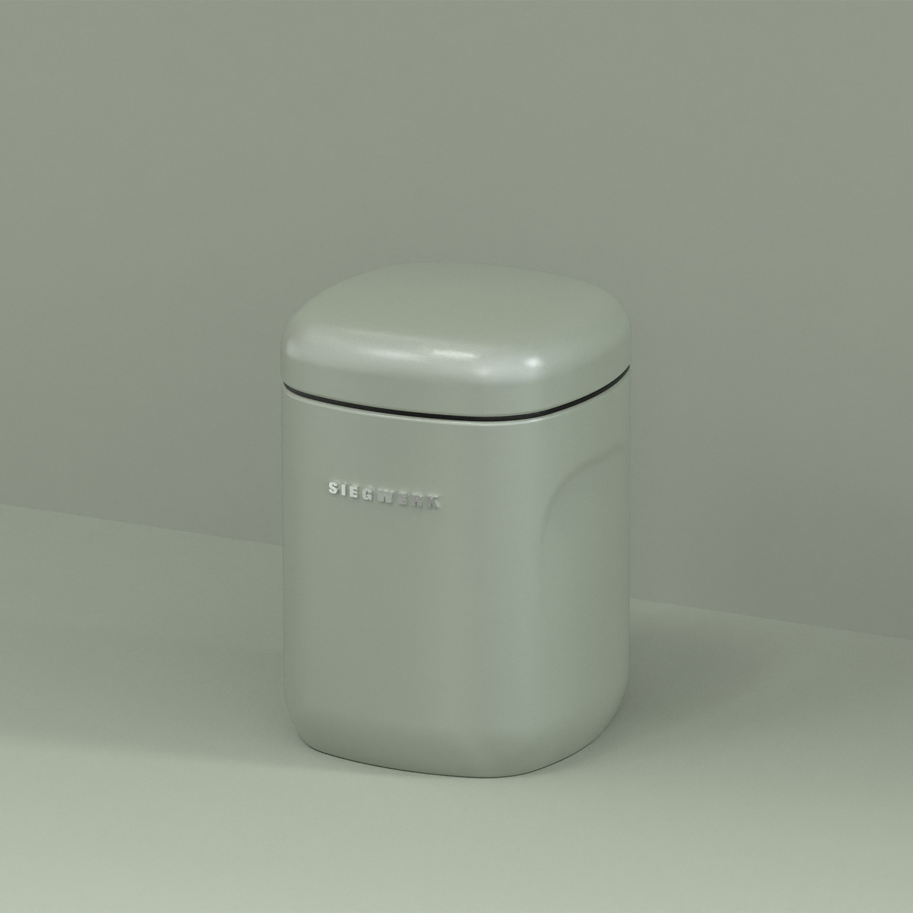 Vorratsbehälter Cubo M Sage Harmony mit Hintergrund