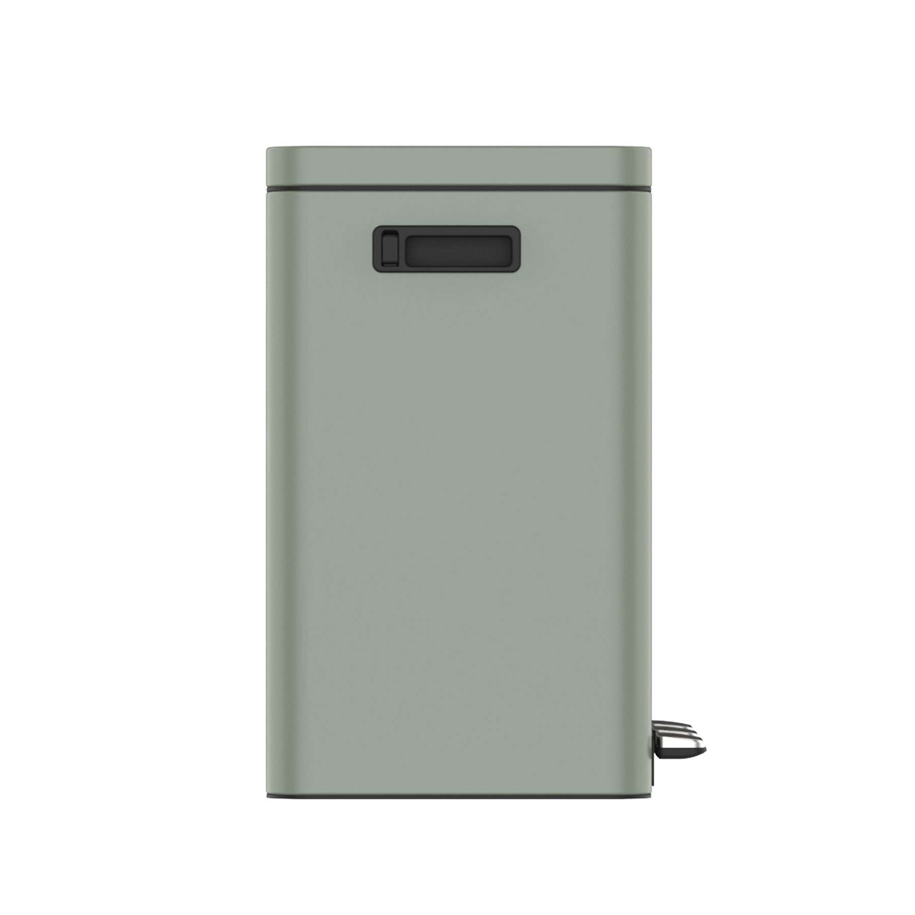 Mülleimer Kolekto 3x18L in Sage Harmony seitlich