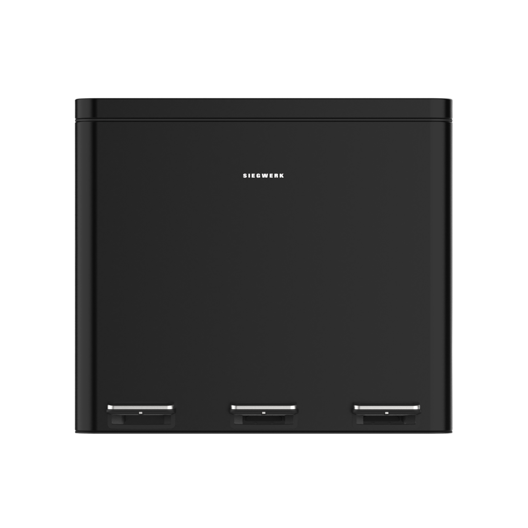 Mülleimer Kolekto 2x18L in Night Echo Frontalansicht