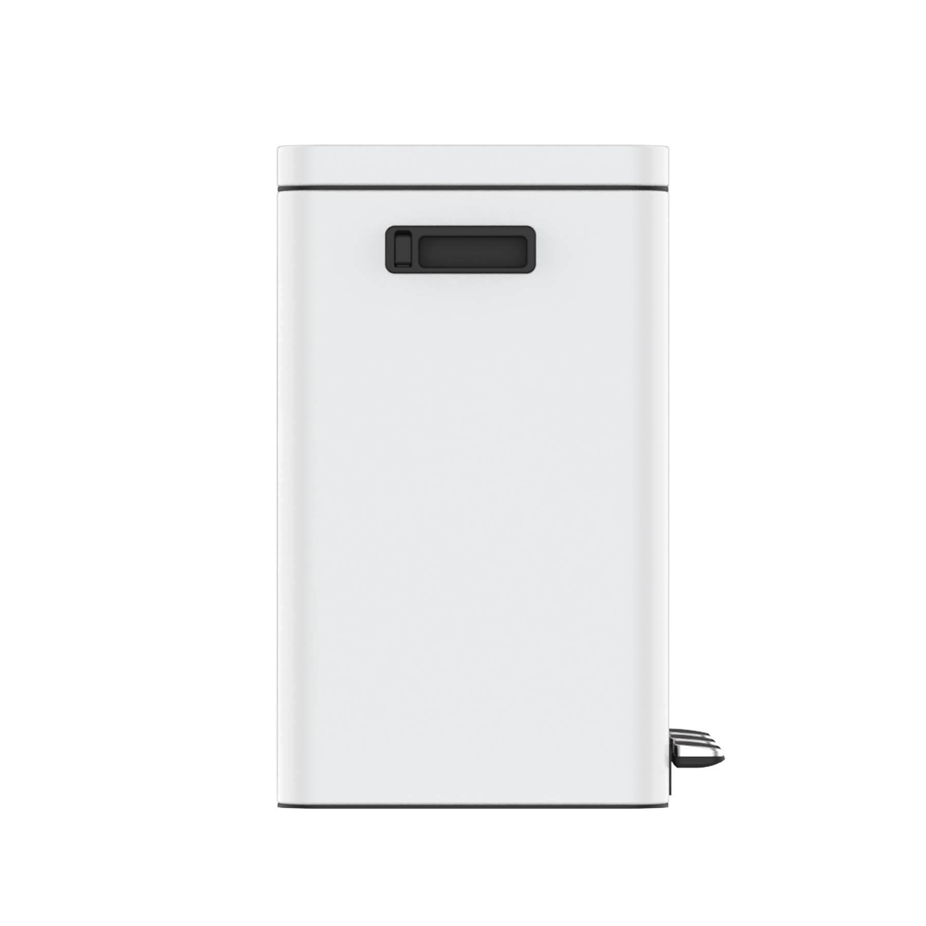 Mülleimer Kolekto 3x18L in Pure Snow seitlich