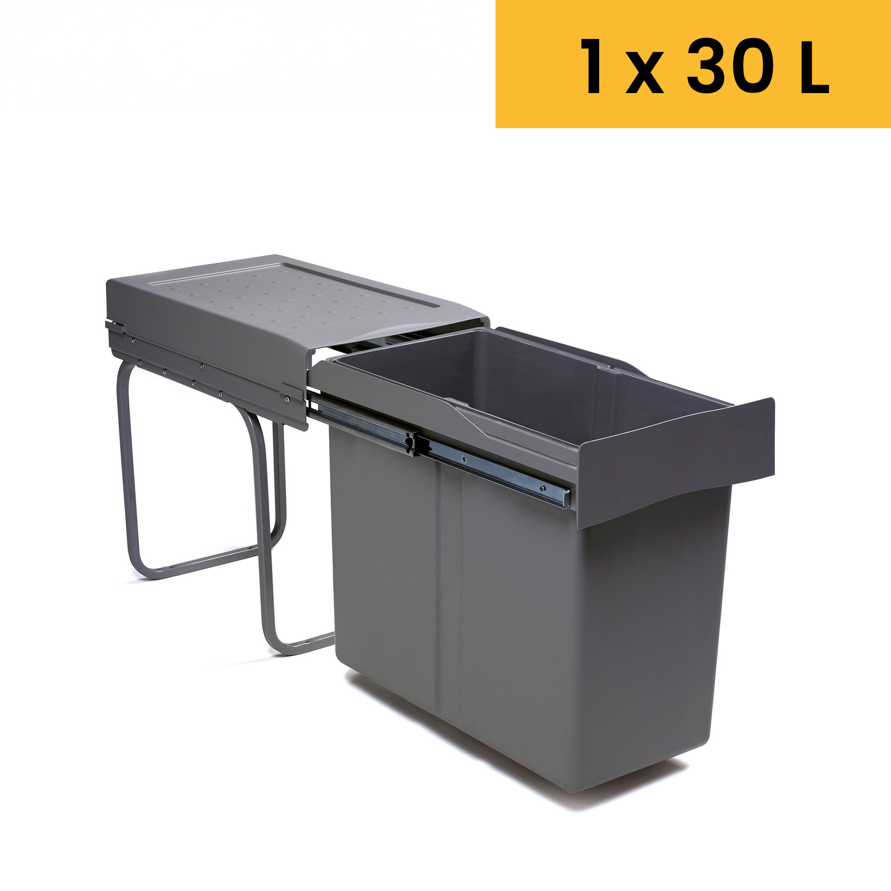 Einbaumülleimer 224 mit Literangabe